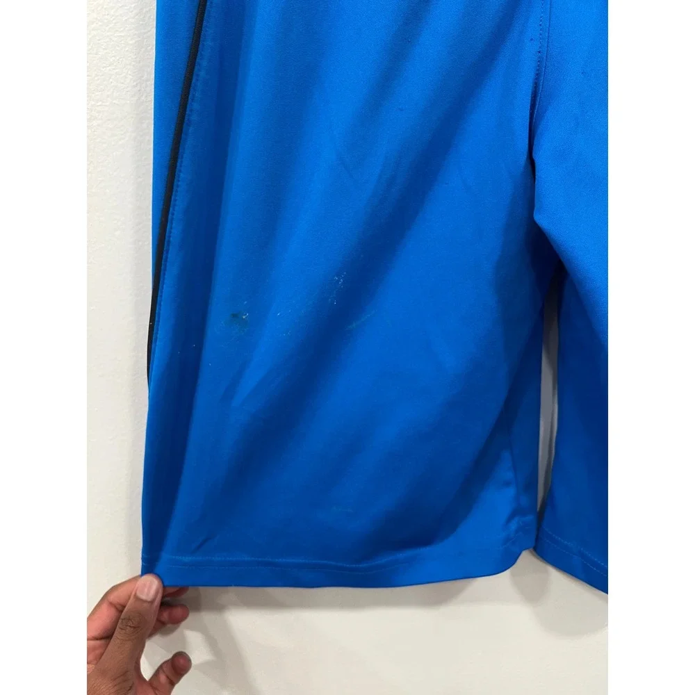 Puma Athletic Shorts Kids XL Blue Good Contrast Trim Soccer Gym Activewear